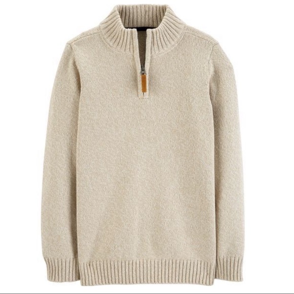 Carter's Other - Carter’s Boys Half Zip Cotton Knit Sweater